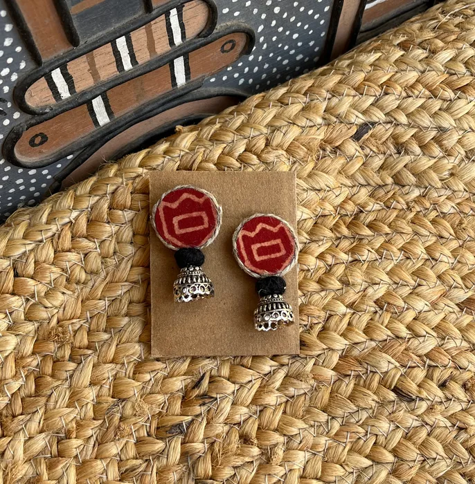 Ohrringe - Maroon Kathi Earring