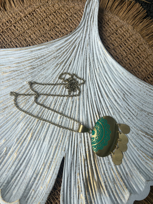 Necklace - Oval Filigree