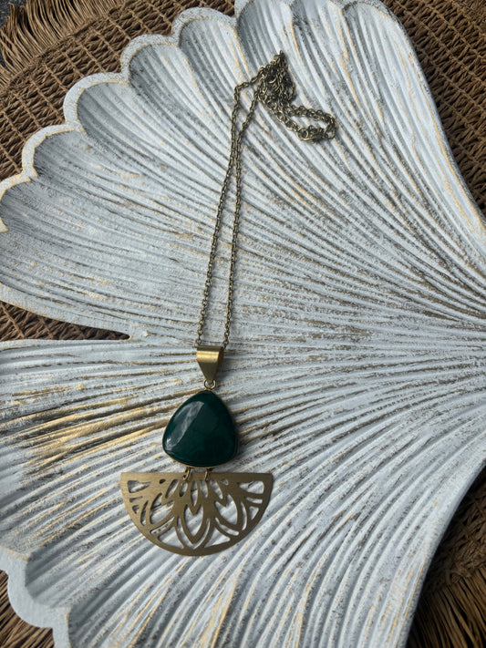 Necklace - Green Grace