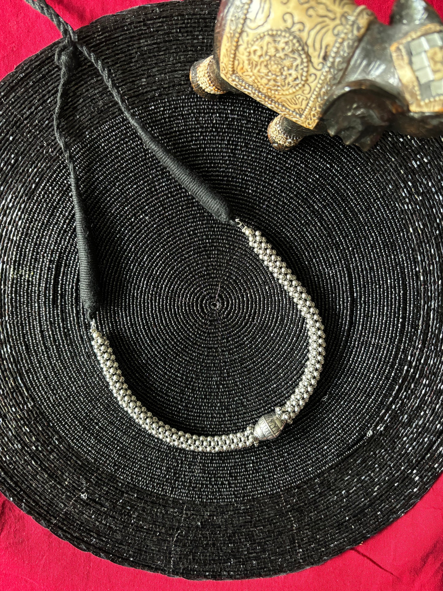 Ketten - Long Oxidized - mit Fadenabschluss