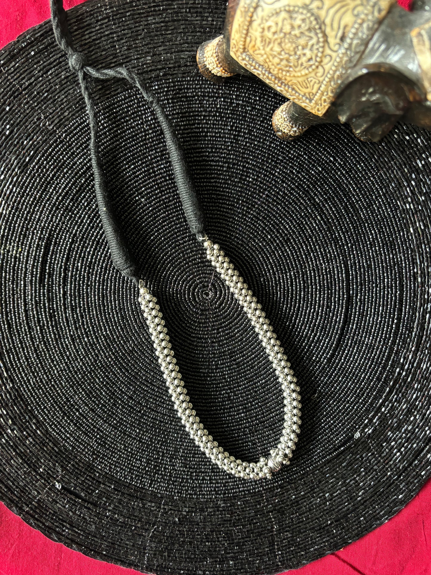 Ketten - Long Oxidized - mit Fadenabschluss