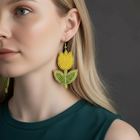 Earrings - Tulip Fields