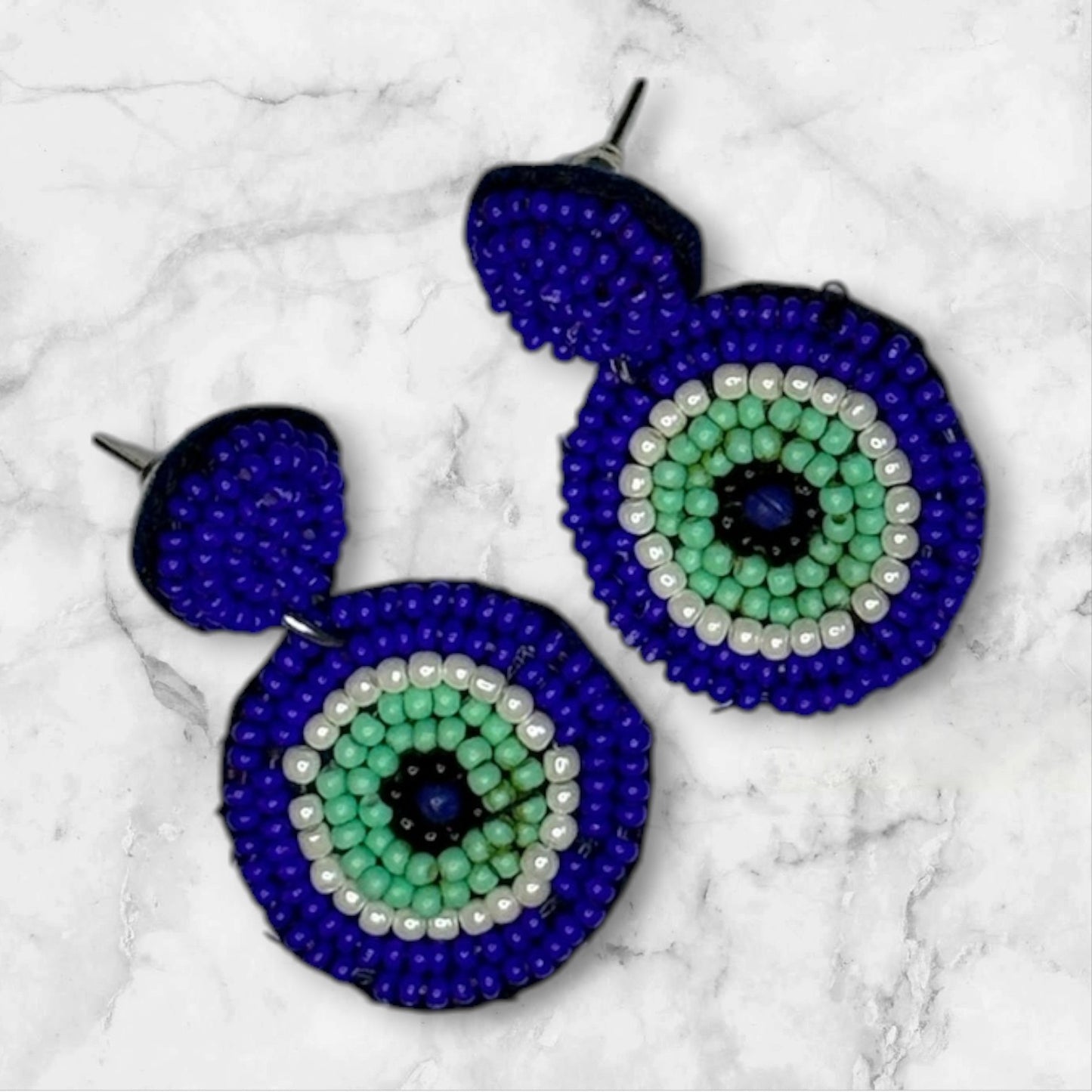 Earrings - Blue Eye