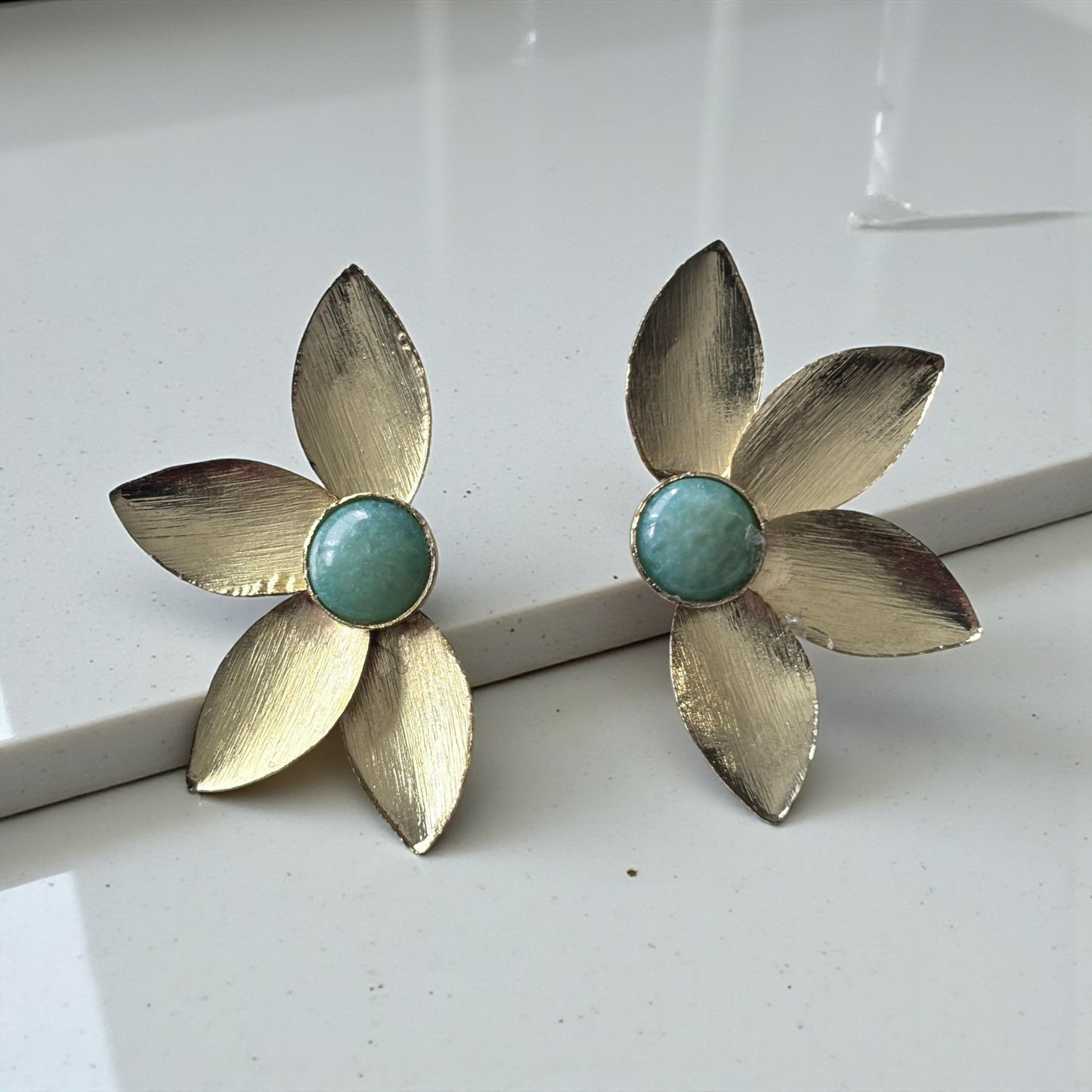 Earrings - Golden Bloom Studs