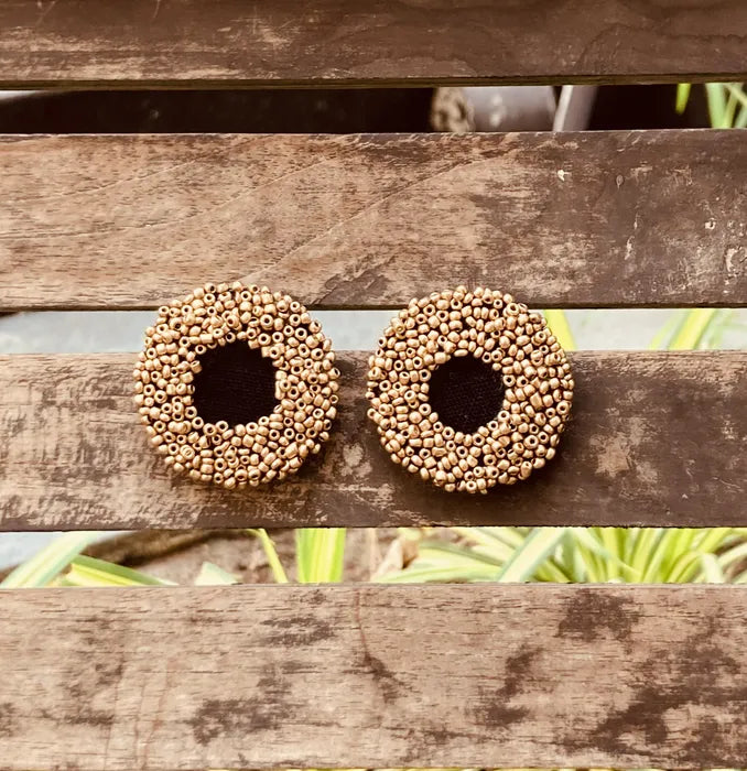 Ohrringe - Black Pearl Stud