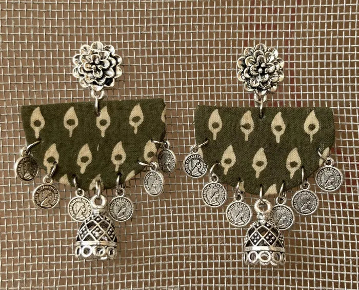 Ohrringe - Mahendi Ajrakh Earring