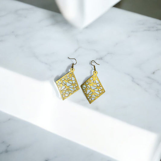 Earrings - Netted Kite