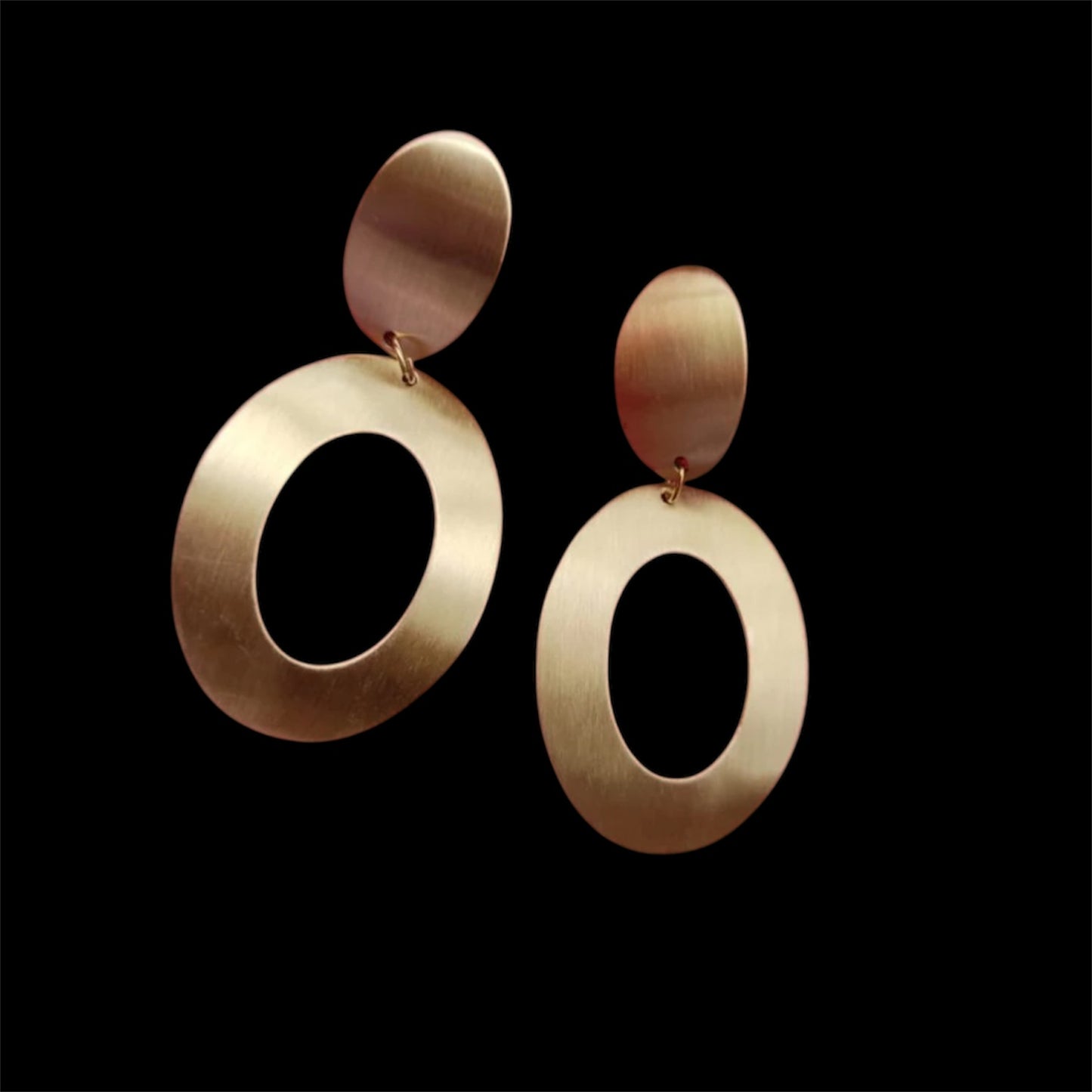 Earrings - Double Oval Drops
