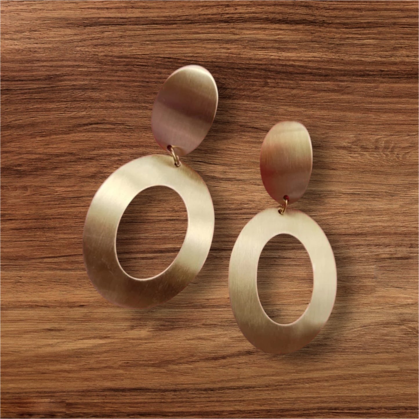 Earrings - Double Oval Drops