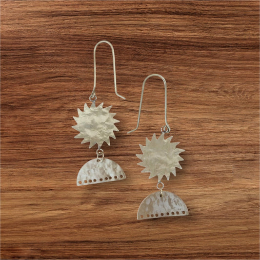 Earrings - Sun & Moon Drops