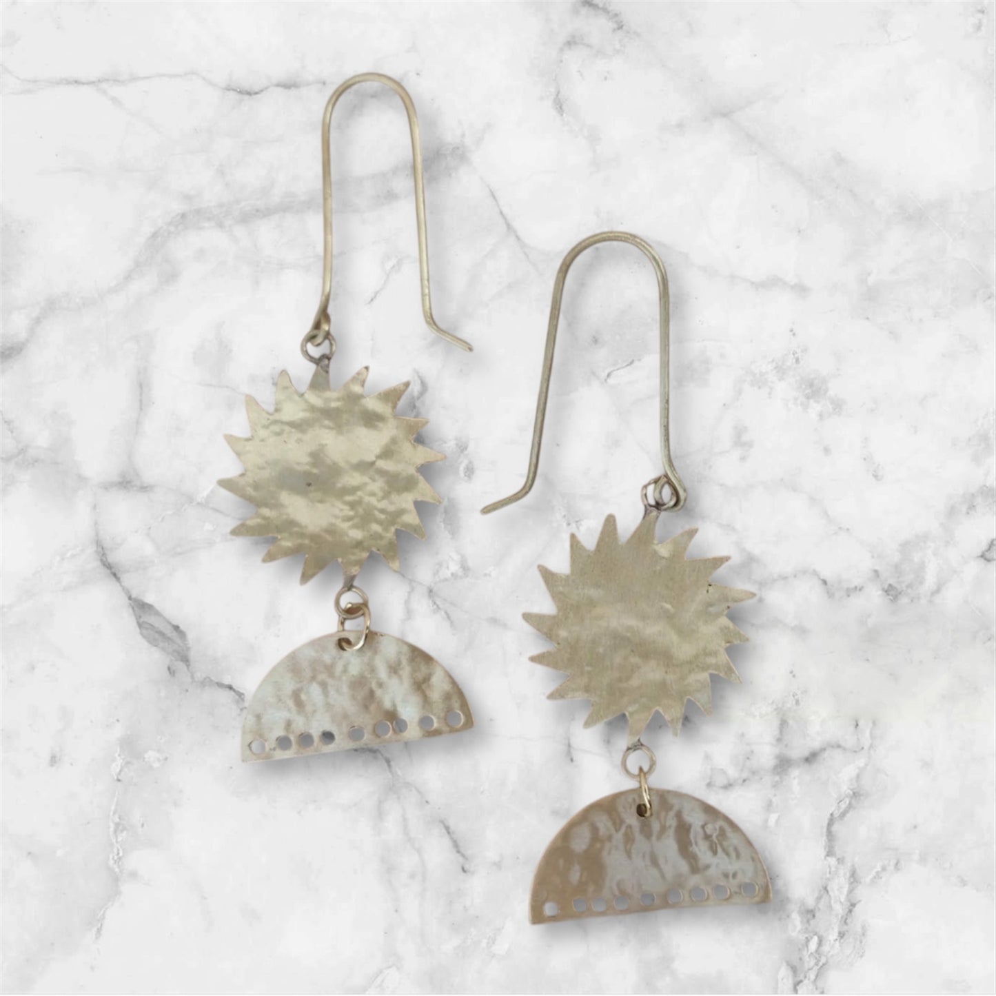 Earrings - Sun & Moon Drops