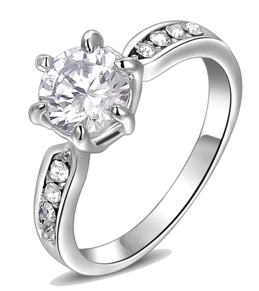 Ring - Einzelner künstlicher Kristall