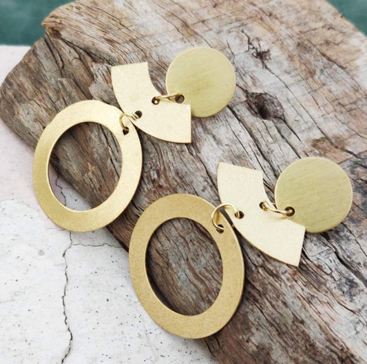 Earrings - Loop & Circle