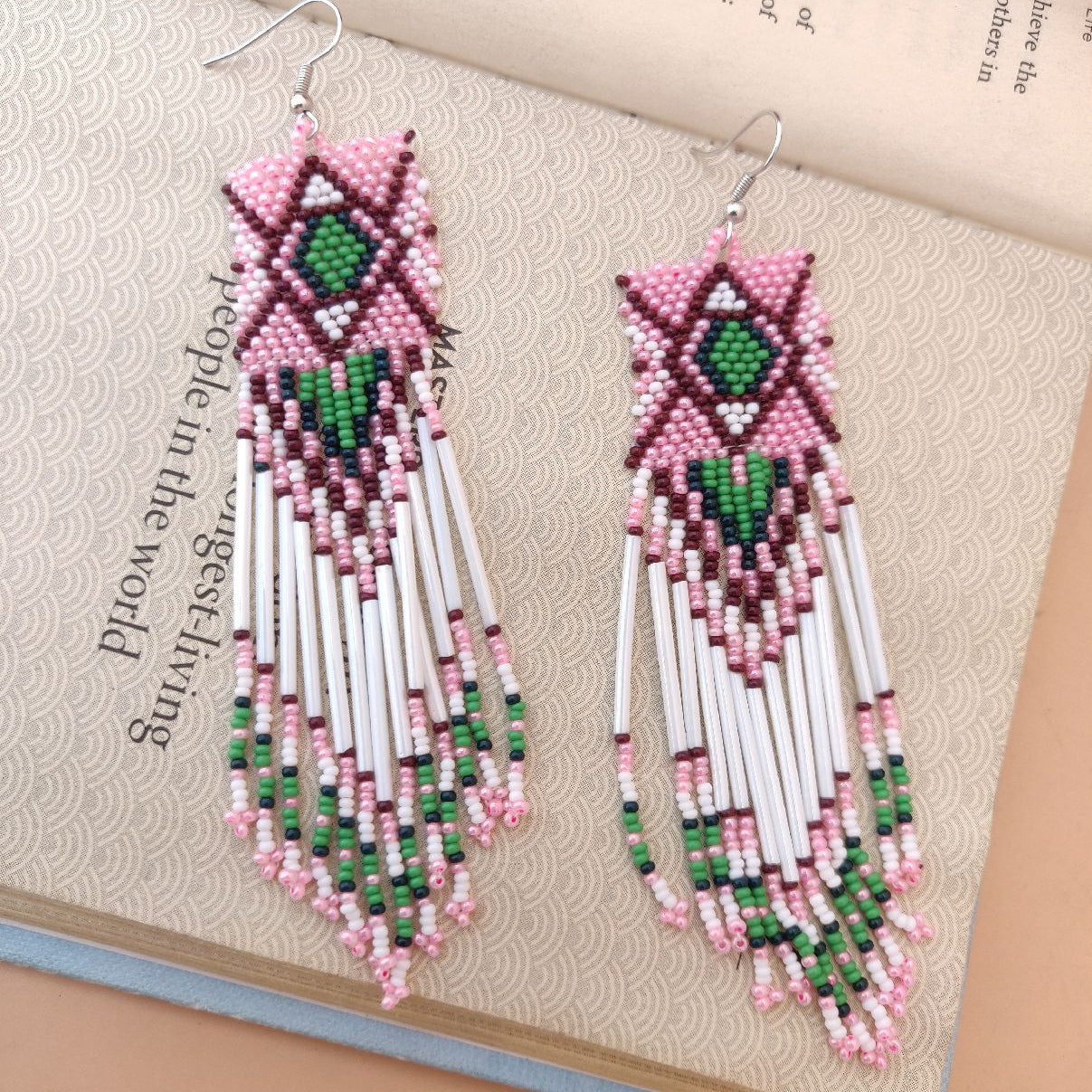 Earrings - Pink Bustle