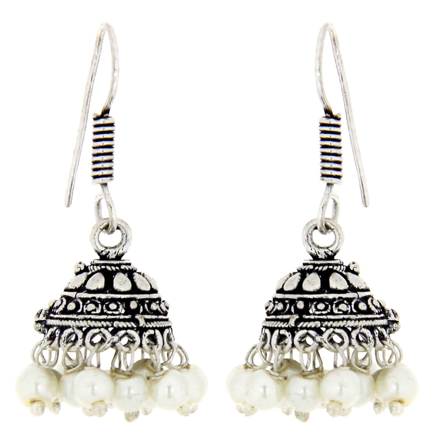 Ohrringe - Oxidized Jhumki