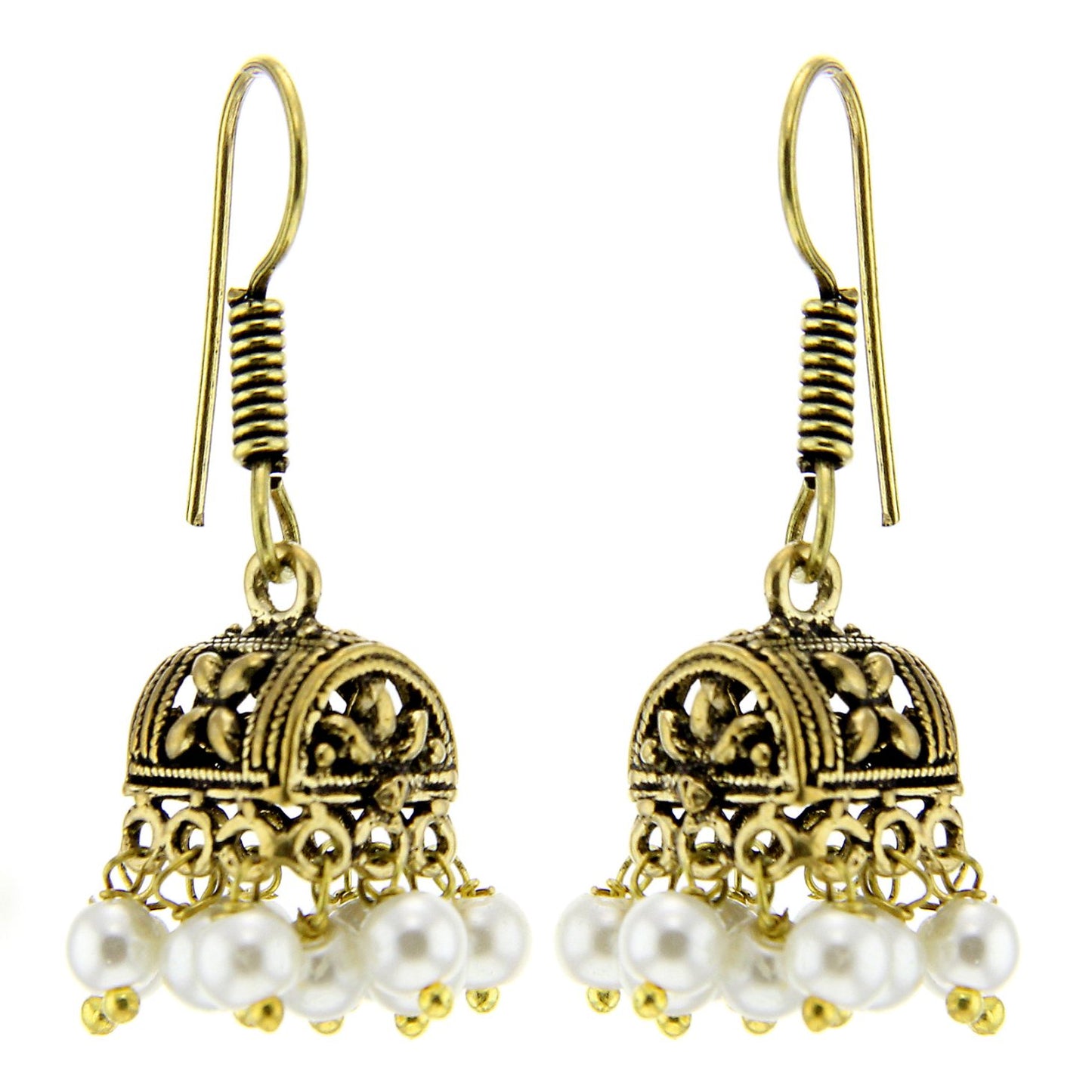 Ohrringe - Oxidized Jhumki, Goldenefarbe