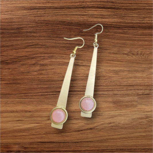 Earrings - Tapered Stone Drops