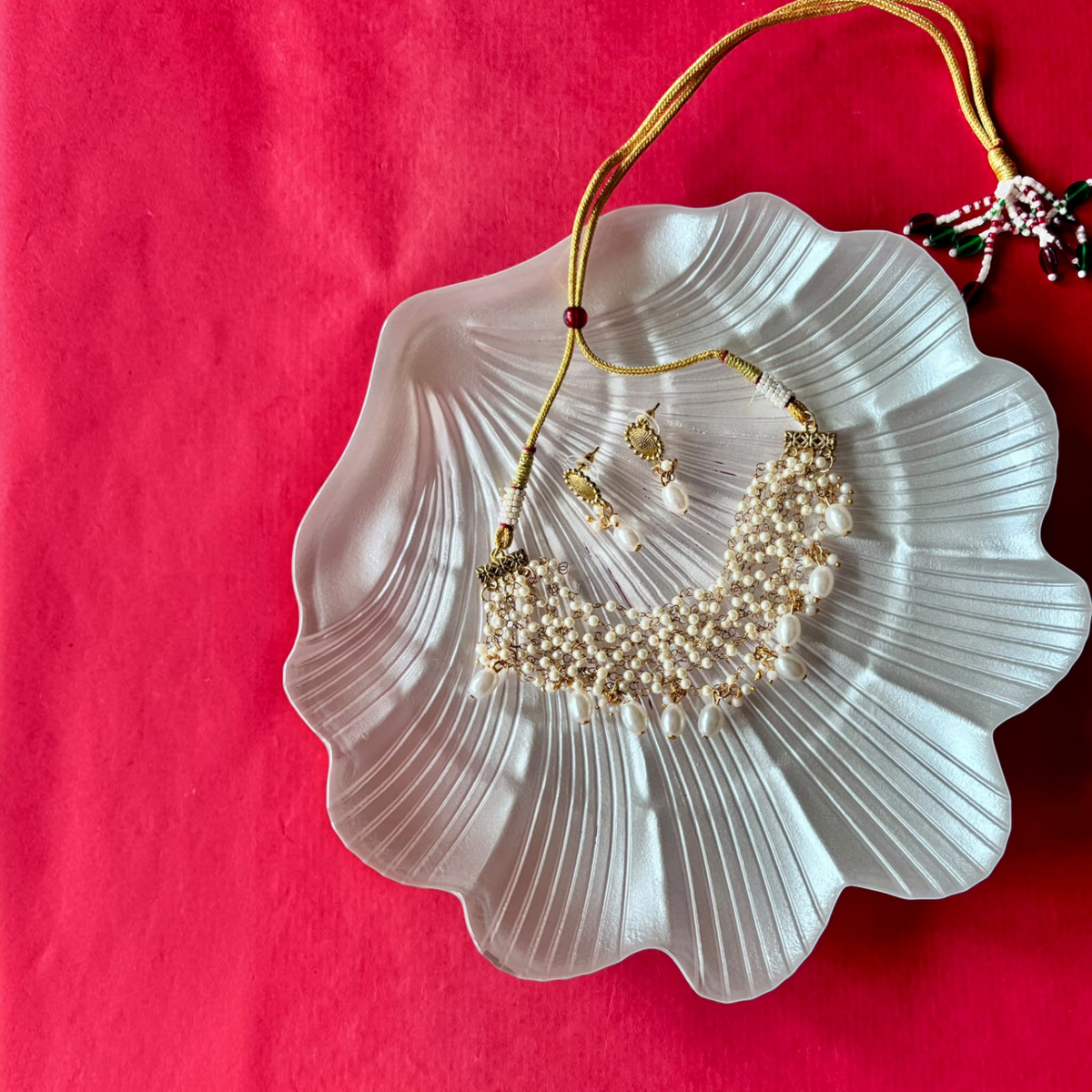Necklace Set - Moonlit Pearl Choker
