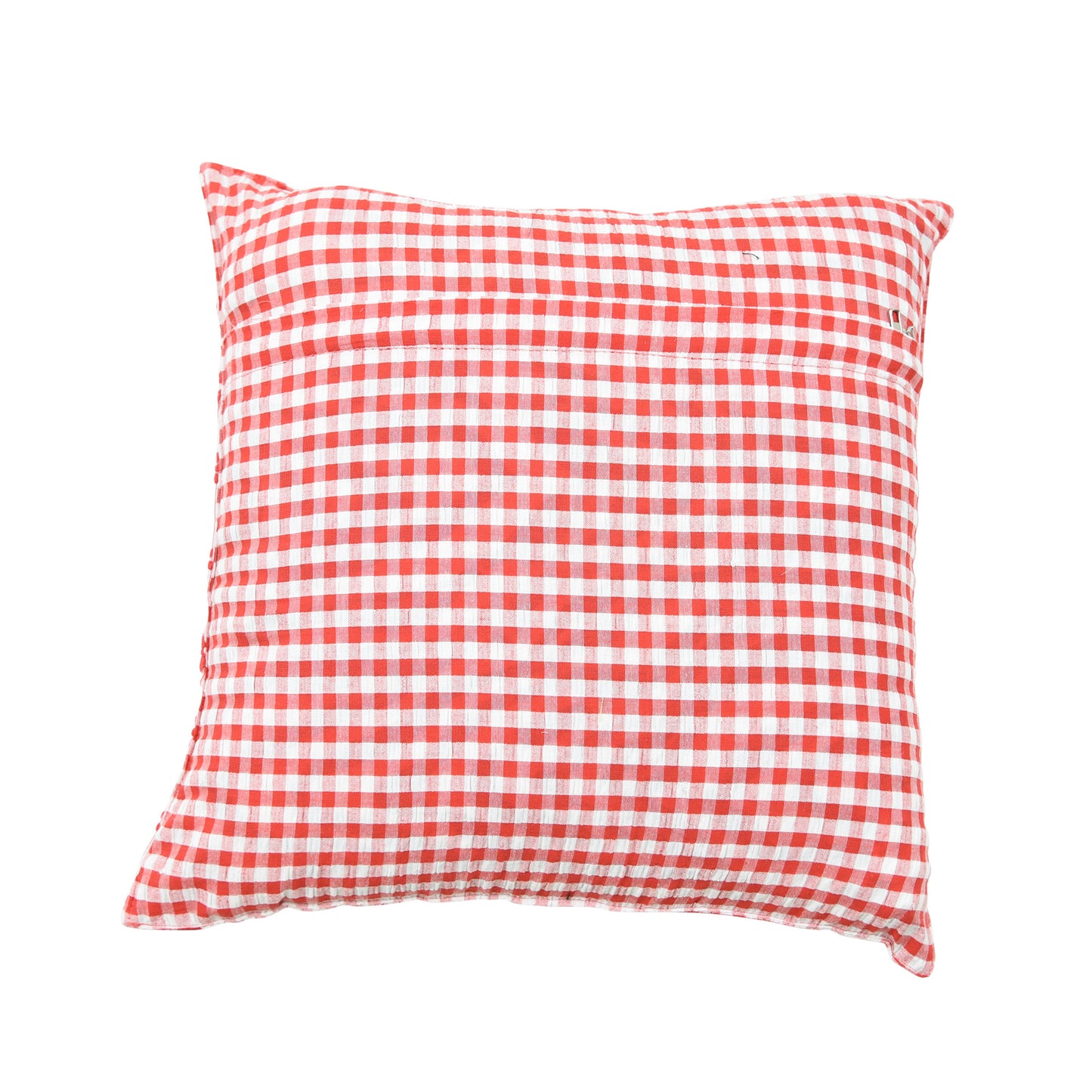 Briefumschlag Kariert Kissenhülle in Rot und Weiß