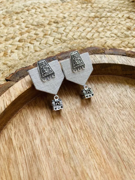 5-Sided Oxidised Earrings