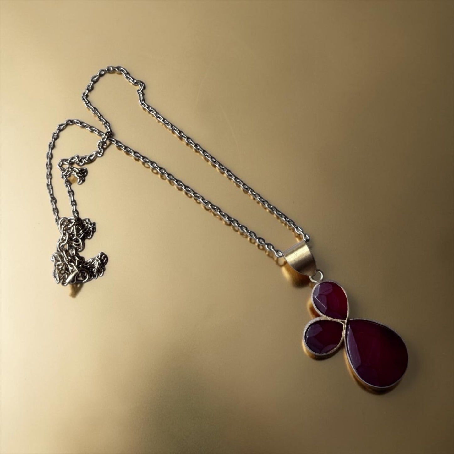 Statement Necklace - The Crimson Confluence