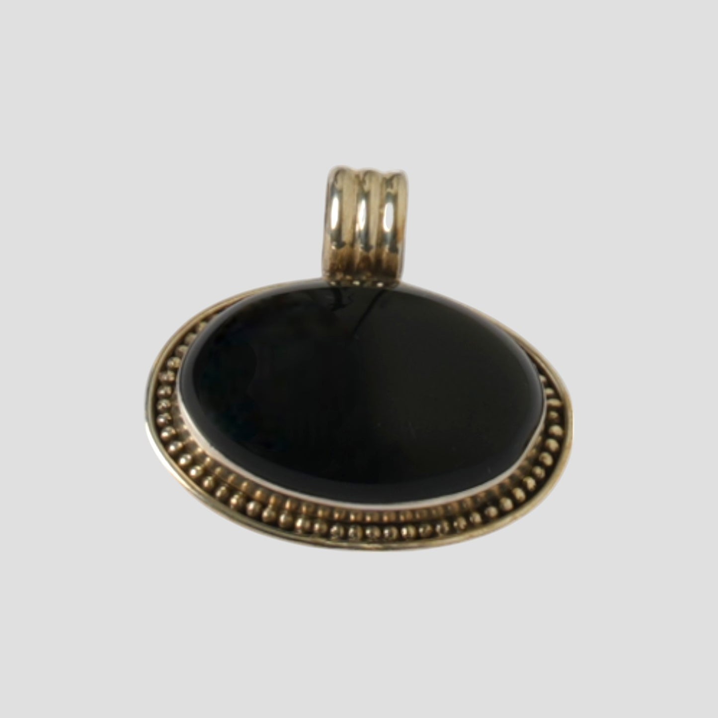 Silver Pendant - Black
