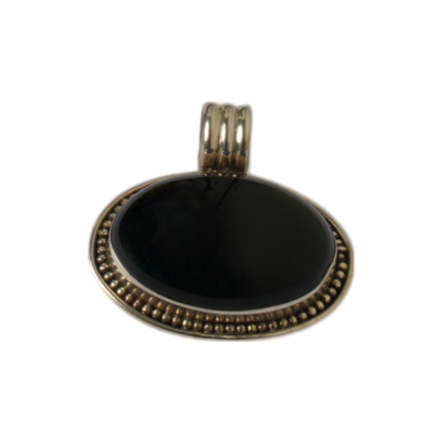 Silver Pendant - Black