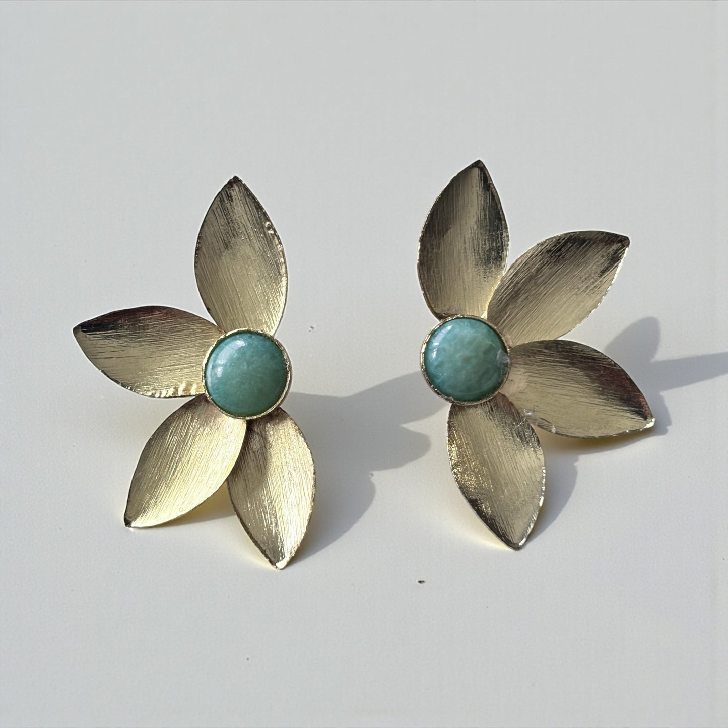 Earrings - Golden Bloom Studs