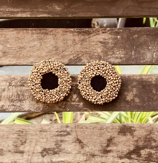 Ohrringe - Black Pearl Stud