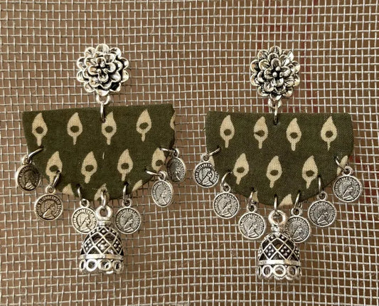 Ohrringe - Mahendi Ajrakh Earring