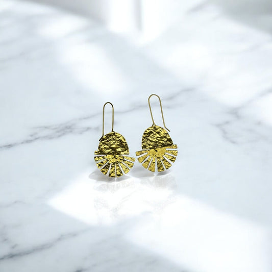 Earrings - Radiating Sun