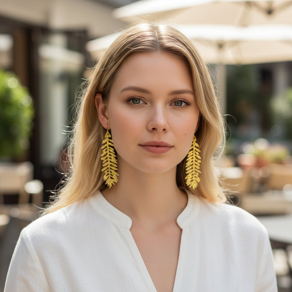 Earrings - Leaf Love