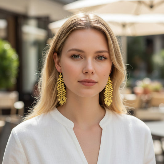Earrings - Leaf Love