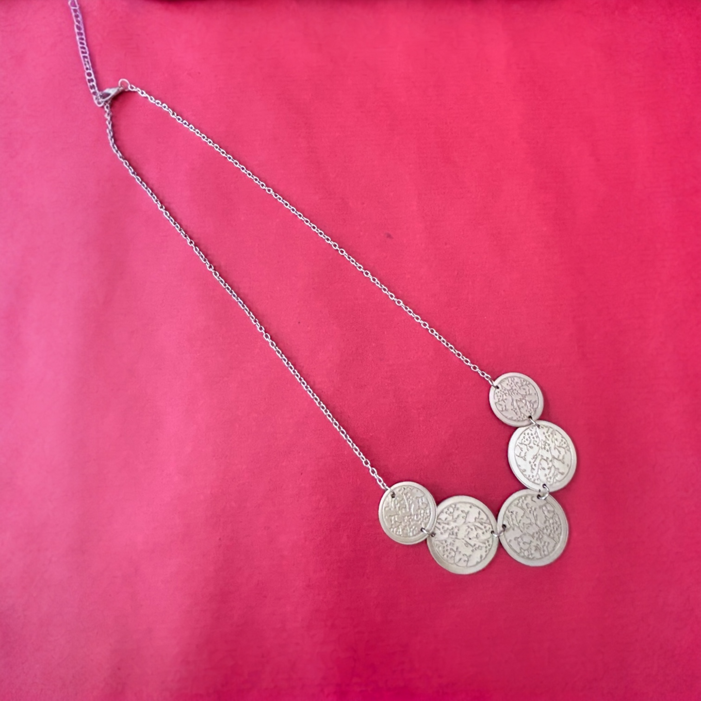 Statement Necklace - Aurelia Coin Cascade