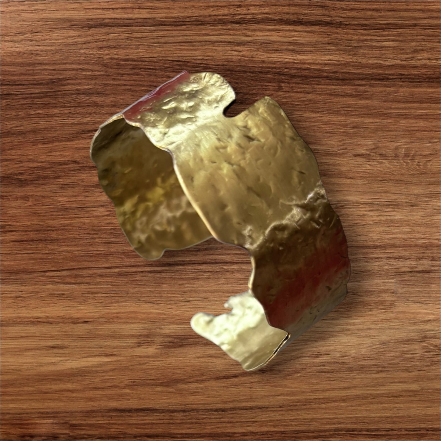 Bracelet- Organic Hammered cuff