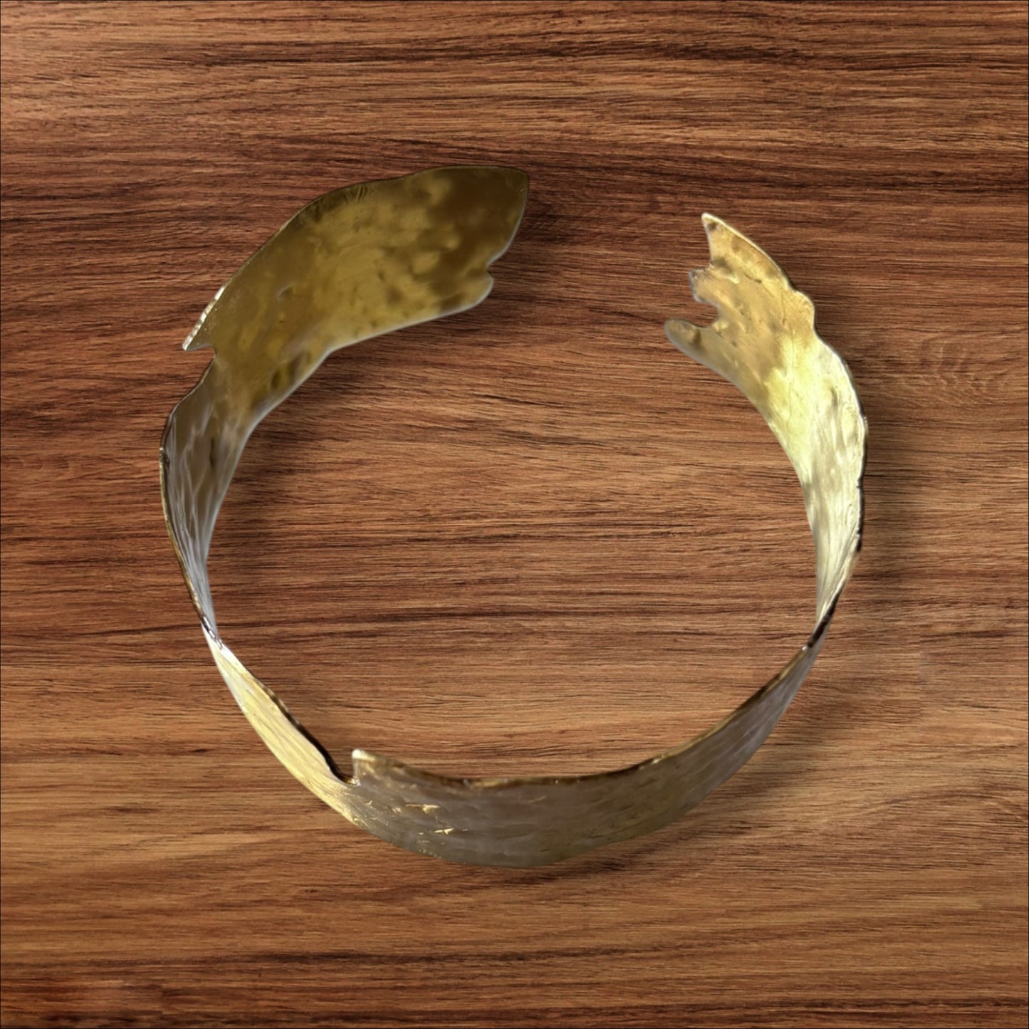 Bracelet- Organic Hammered cuff