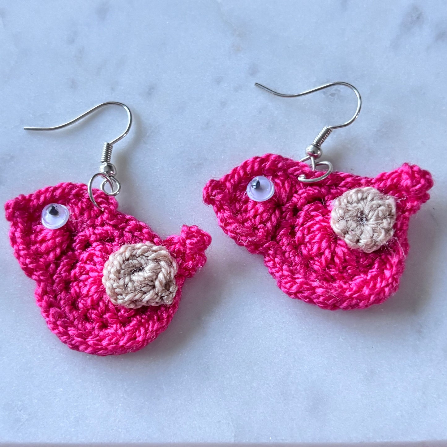 Crochet - Little Birdie Earrings
