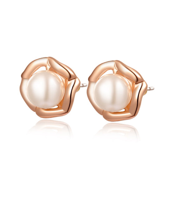 Ohrringe - Single faux pearl