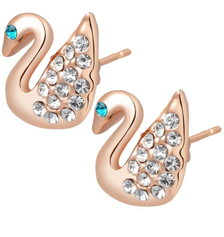 Ohrringe - mini Stud earrings - Swan shape