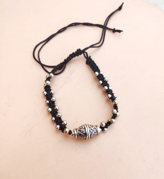 Armbänder - charmbracelet mit Oxidizedperlen