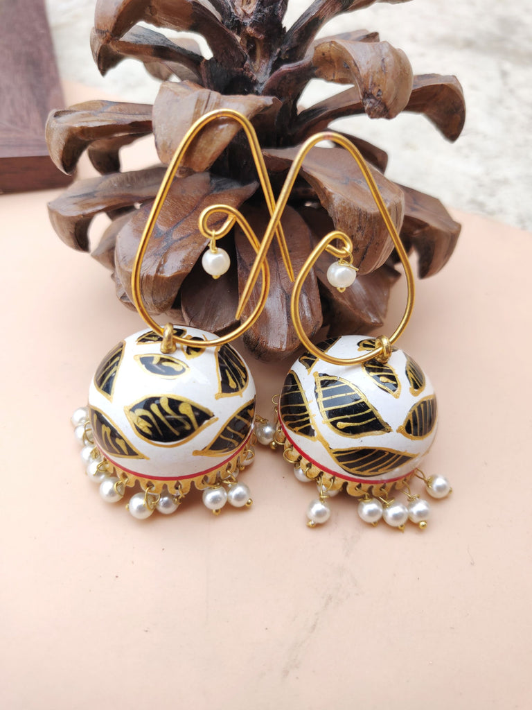 Ohrringe - Enamelled Jhumki