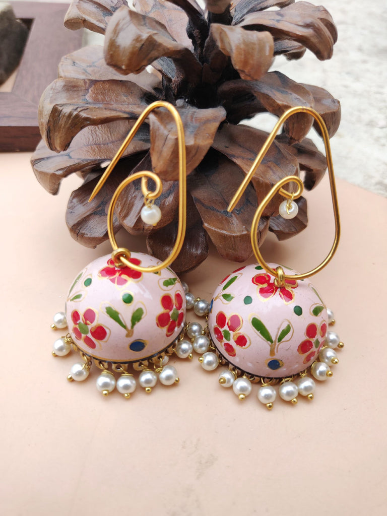 Ohrringe - Enamelled Jhumki