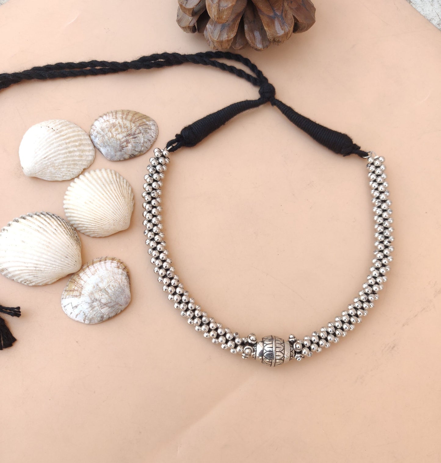 Ketten - Long Oxidized - mit Fadenabschluss