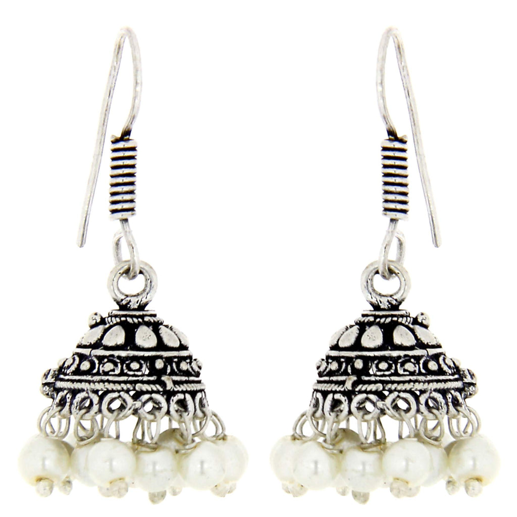 Ohrringe - Oxidized Jhumki