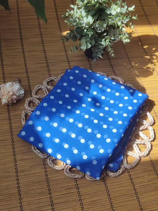 Retro Style Polka Dots Ready to Wear Saree