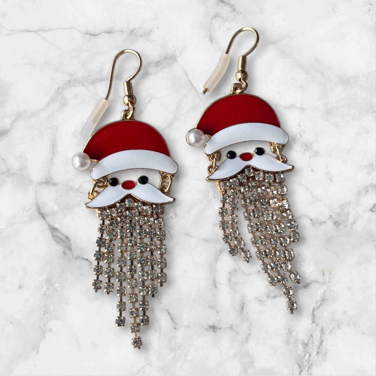 Earrings - Bearded Santa