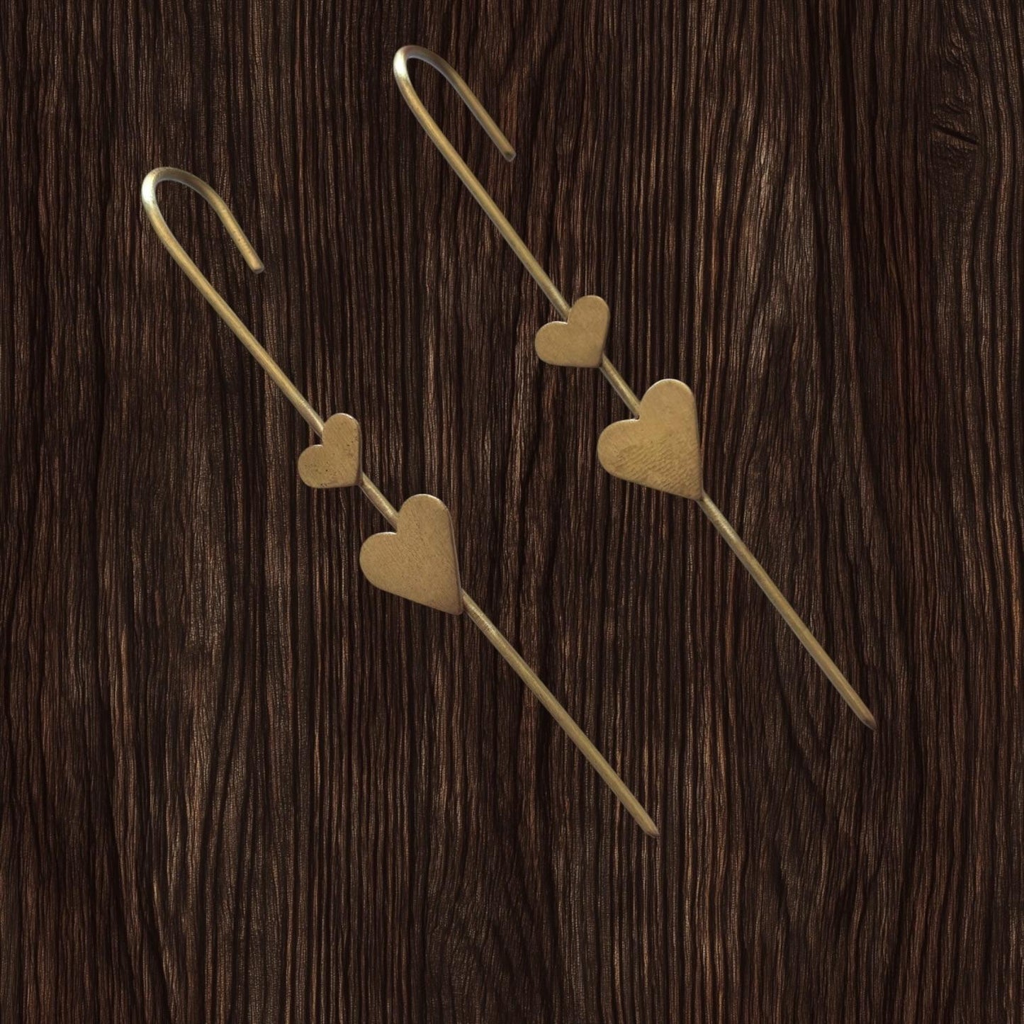 Earrings - Whispering Heart Duo Drops