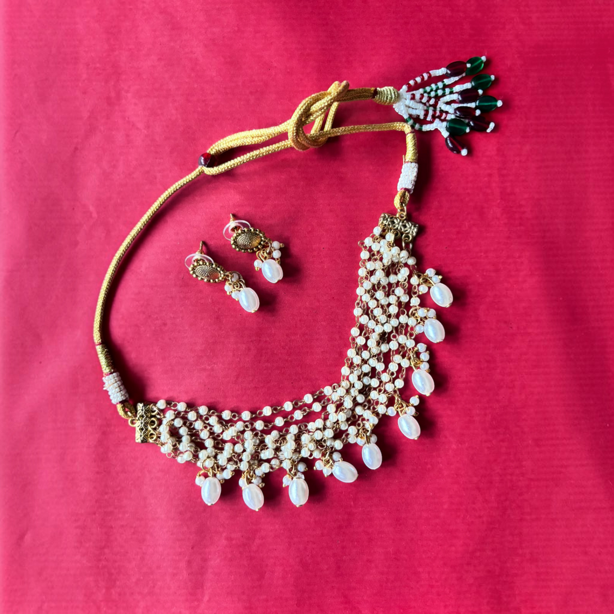Necklace Set - Moonlit Pearl Choker