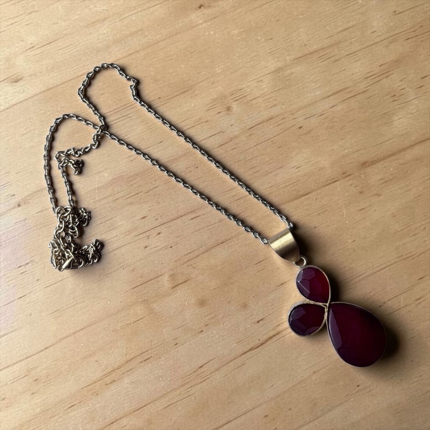 Statement Necklace - The Crimson Confluence