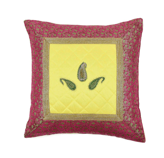 Jacquard Kissenhülle mit Paisley Motiv Handfertige